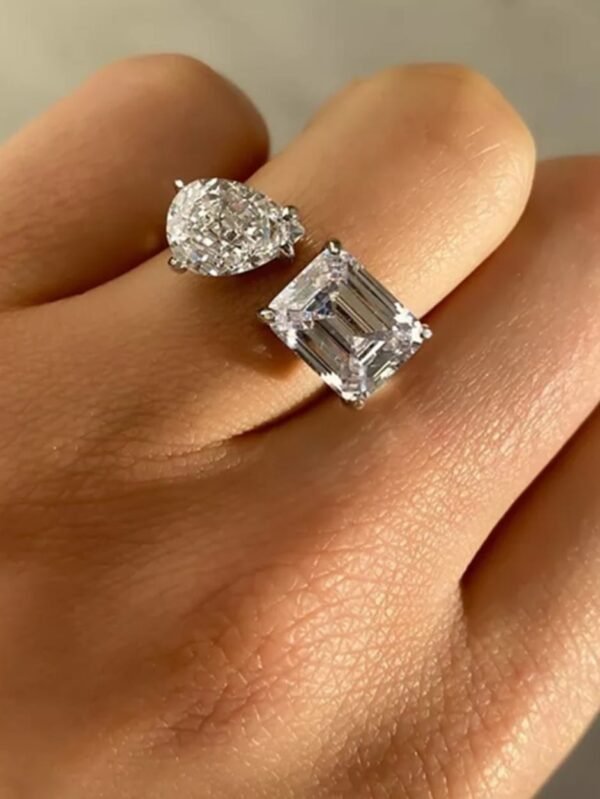 Ava White Ring