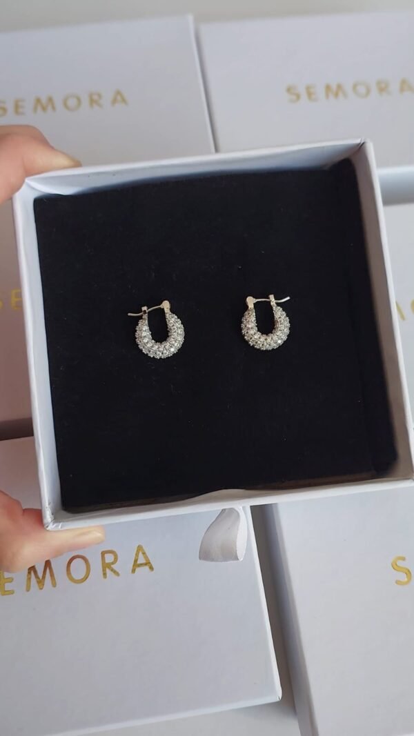 Mini Silver Hoops