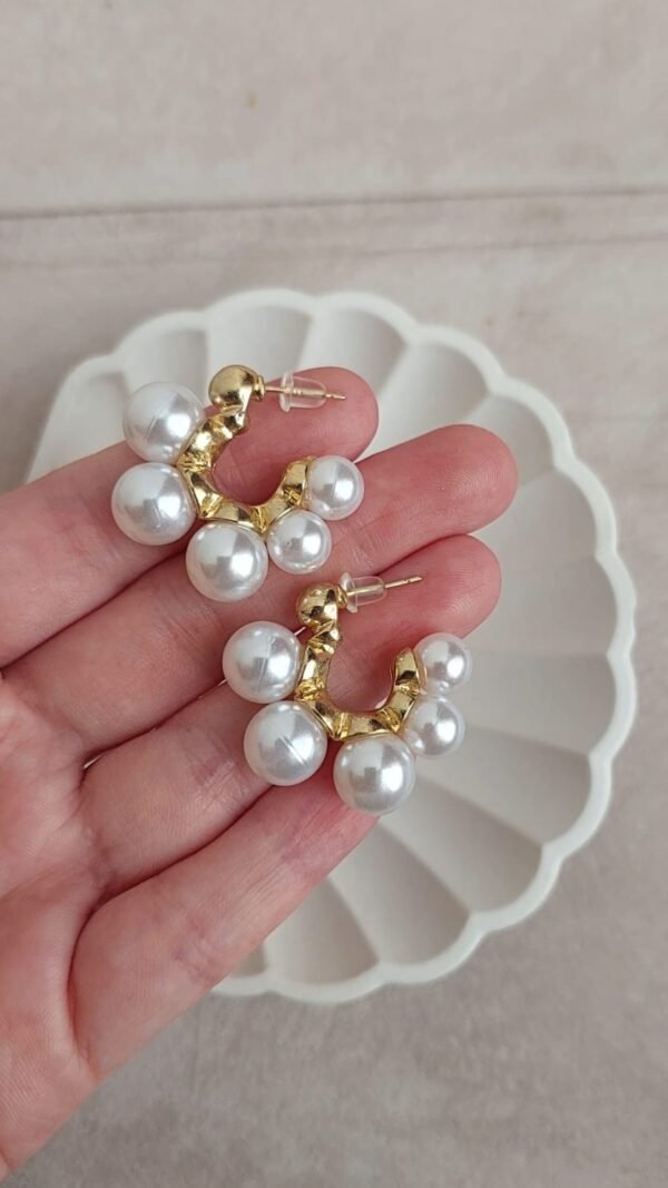 Pearl Hoops