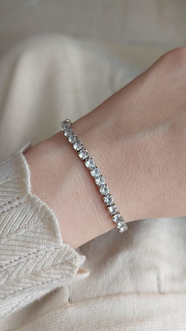 Silver Tennis Bracelet